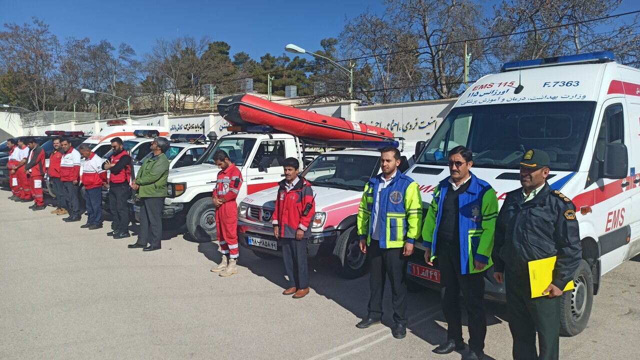 رزمایش خدمات سفر در یاسوج برگزار شد + عکس