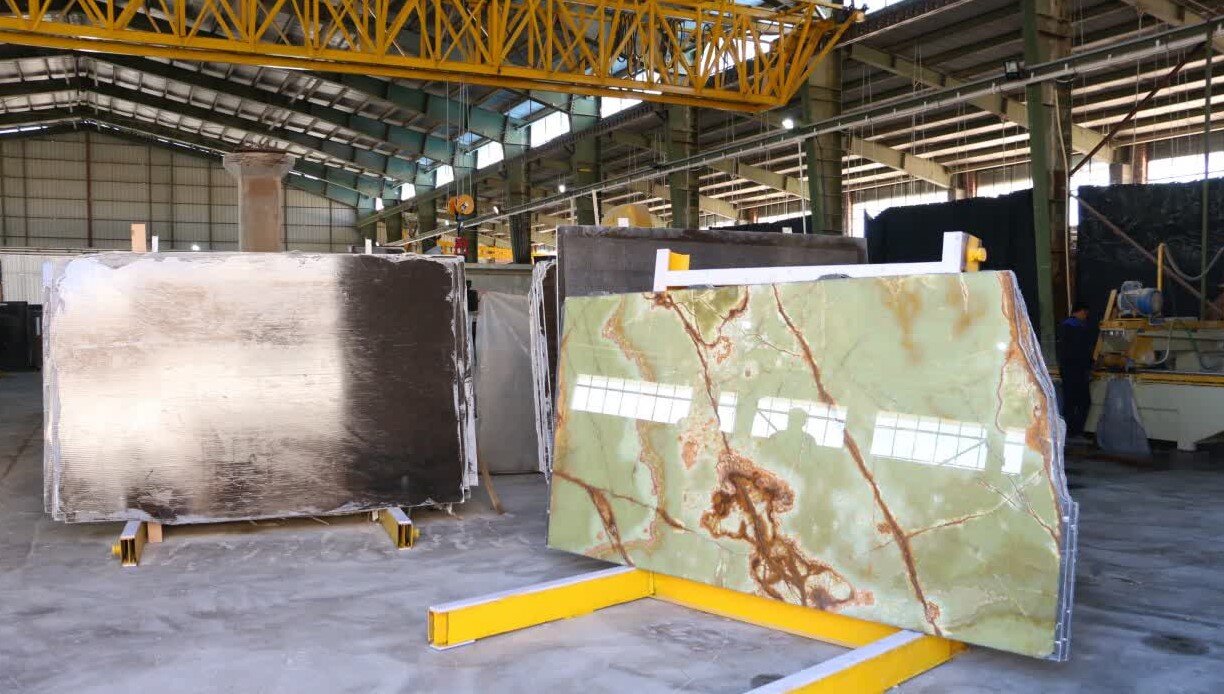 افتتاح کارخانه تولید سنگ اسلب در کرمان