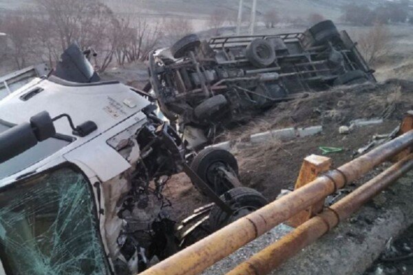 یک کشته و یک مصدوم در تصادف محور آزادراه تبریز - تهران