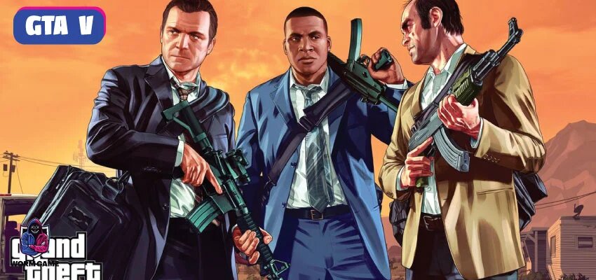 اکانت قانونی بازی 2 PS4 & PS5 GTA V ورم گیم