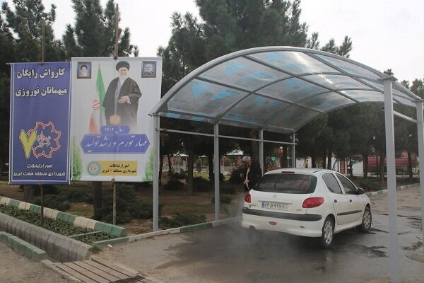 راه‌اندازی کارواش رایگان برای مسافران در ورودی‌های تبریز