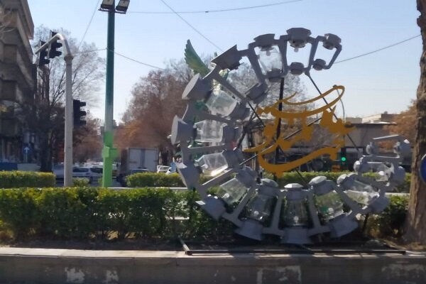 نقش المانهای رمضانی در معابر کلانشهر تبریز