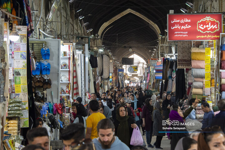 بازار وكيل شيراز در آستانه نوروز