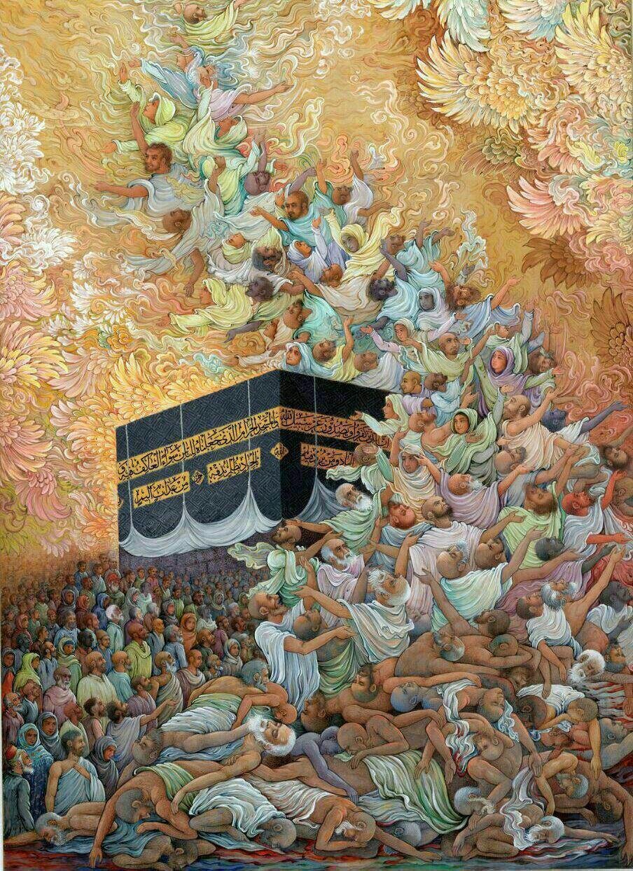 قابی که خستگی یک عمر را از بین برد / این نگارخانه رنگوبوی بهشت دارد