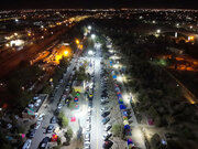 شب بارانی بدون حادثه در باغ فدک اصفهان