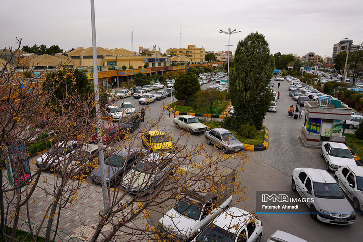 حال و هوای نوروزی پایانه کاوه اصفهان