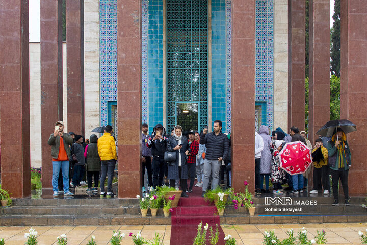 آرامگاه سعدیه، میزبان مسافران نوروزی در شیراز
