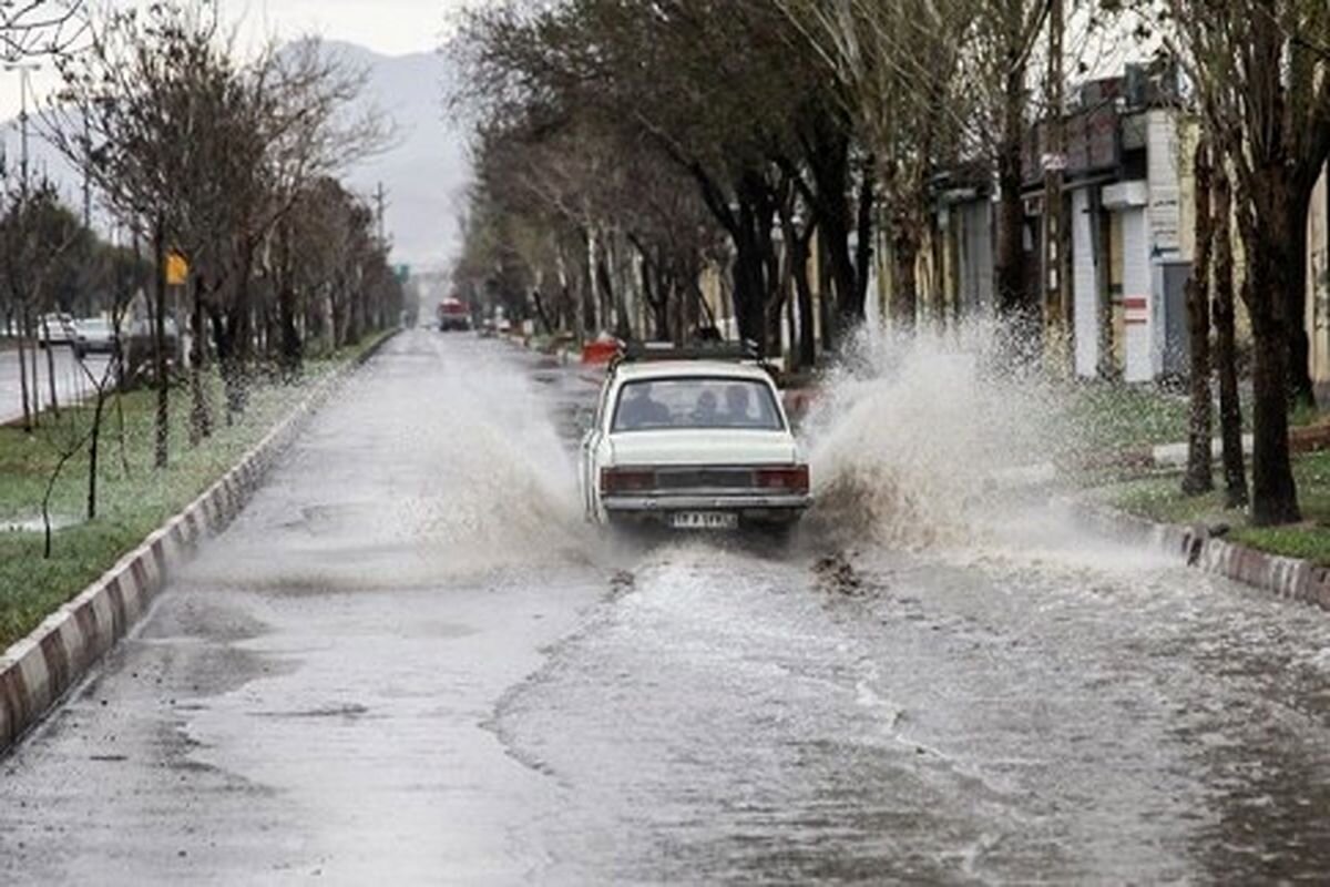 ثبت ۵۲ میلی‌متر بارش در شیراز / کاهش ۳ تا ۴ درجه‌ای دمای هوا در استان