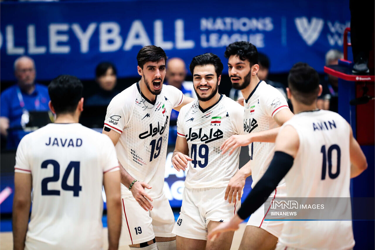 اسامی کامل بازیکنان تیم ملی والیبال ایران در لیگ ملتهای والیبال ۲۰۲۵