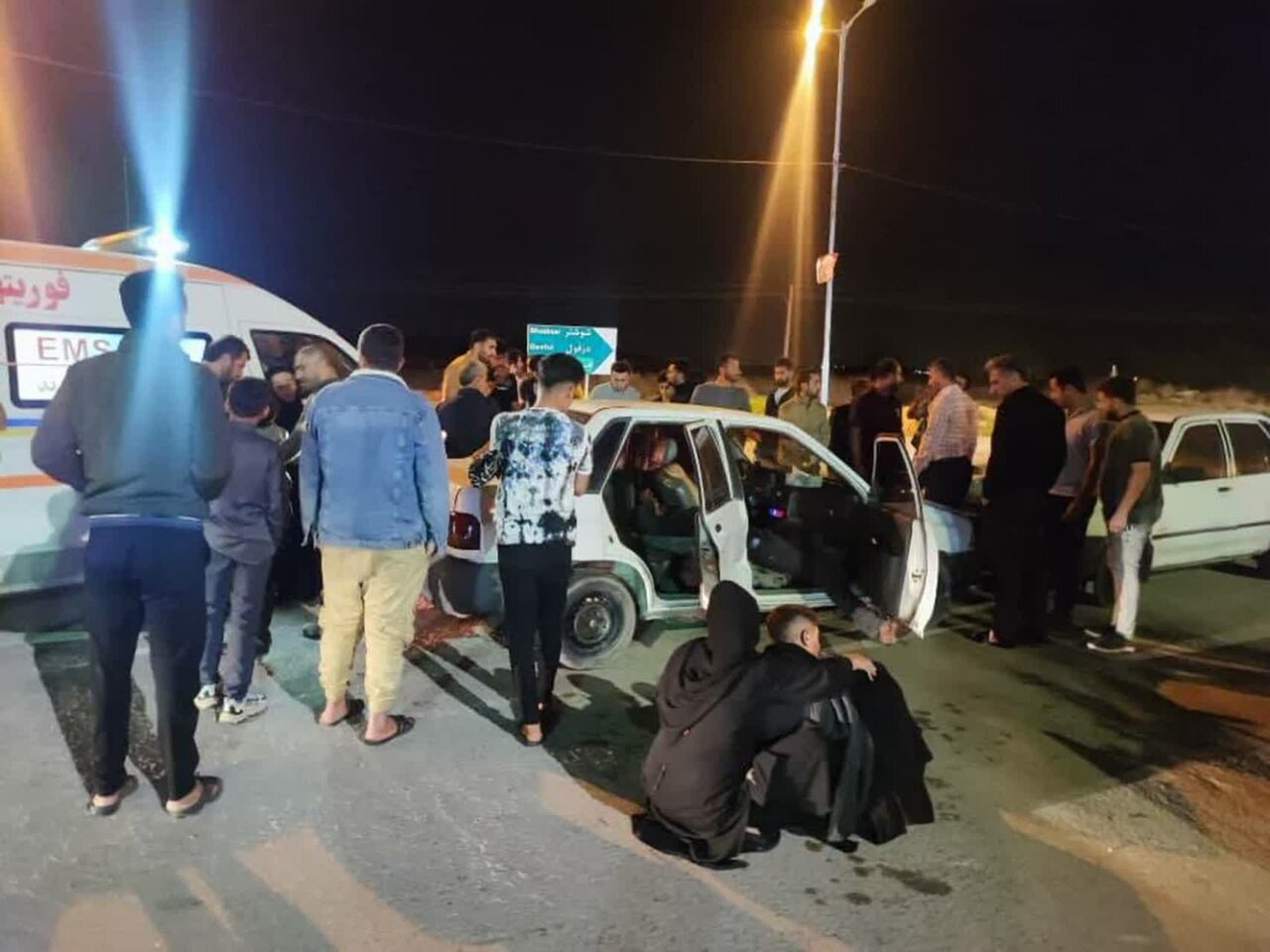 ۹ حادثه و ۲۲ مصدوم  در روز پر حادثه گتوند/ آماده‌باش اورژانس خوزستان