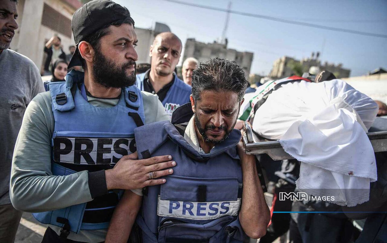 Flames of justice, ignited by journalists to rise, dispelling Israel's atrocities in smoke