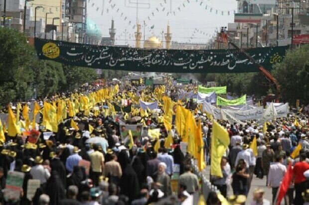 اعلام مسیر راهپیمایی روز قدس در مشهد