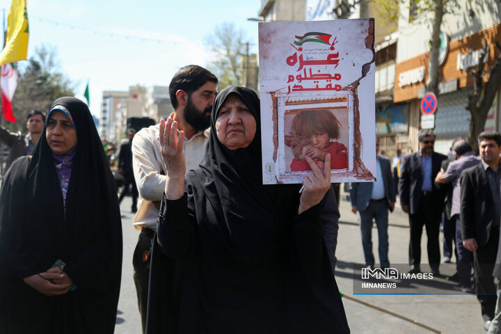 راهپیمایی روز قدس در البرز