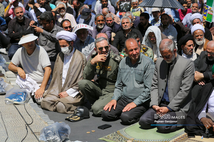 نماز جمعه اصفهان در روز قدس