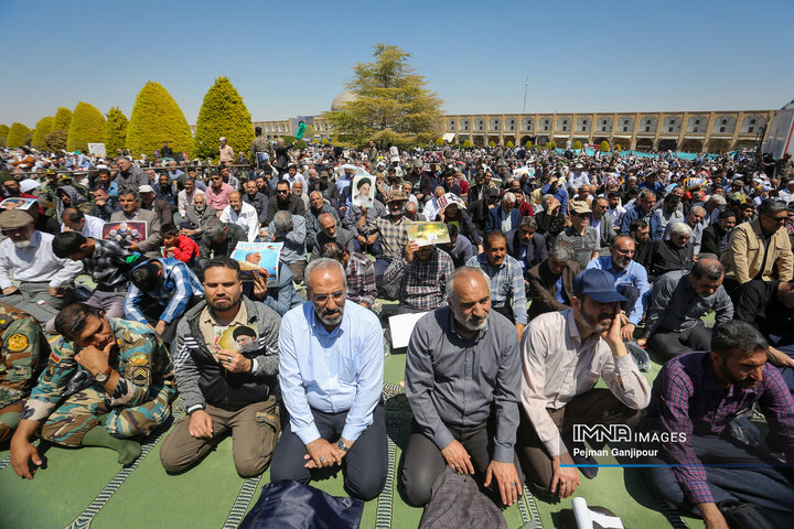 نماز جمعه اصفهان در روز قدس