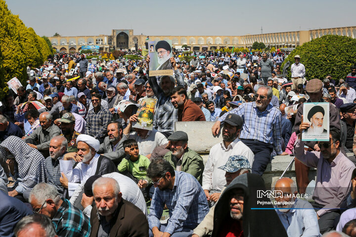 نماز جمعه اصفهان در روز قدس