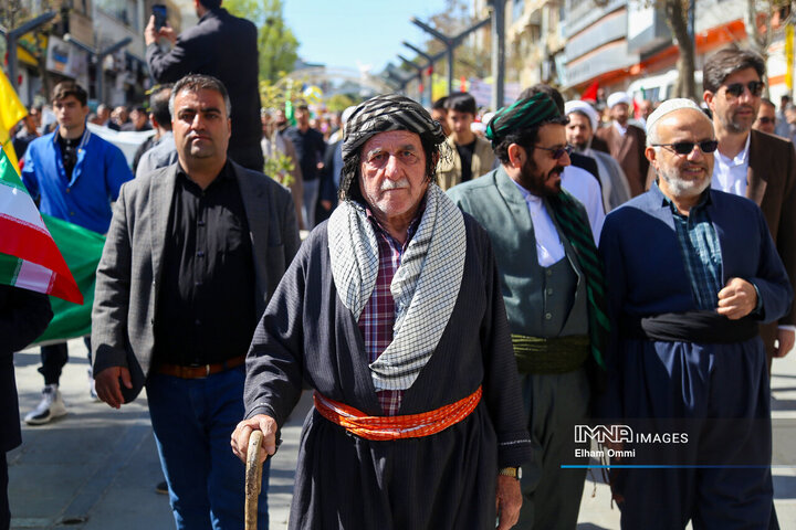 راهپیمایی روز قدس در سنندج