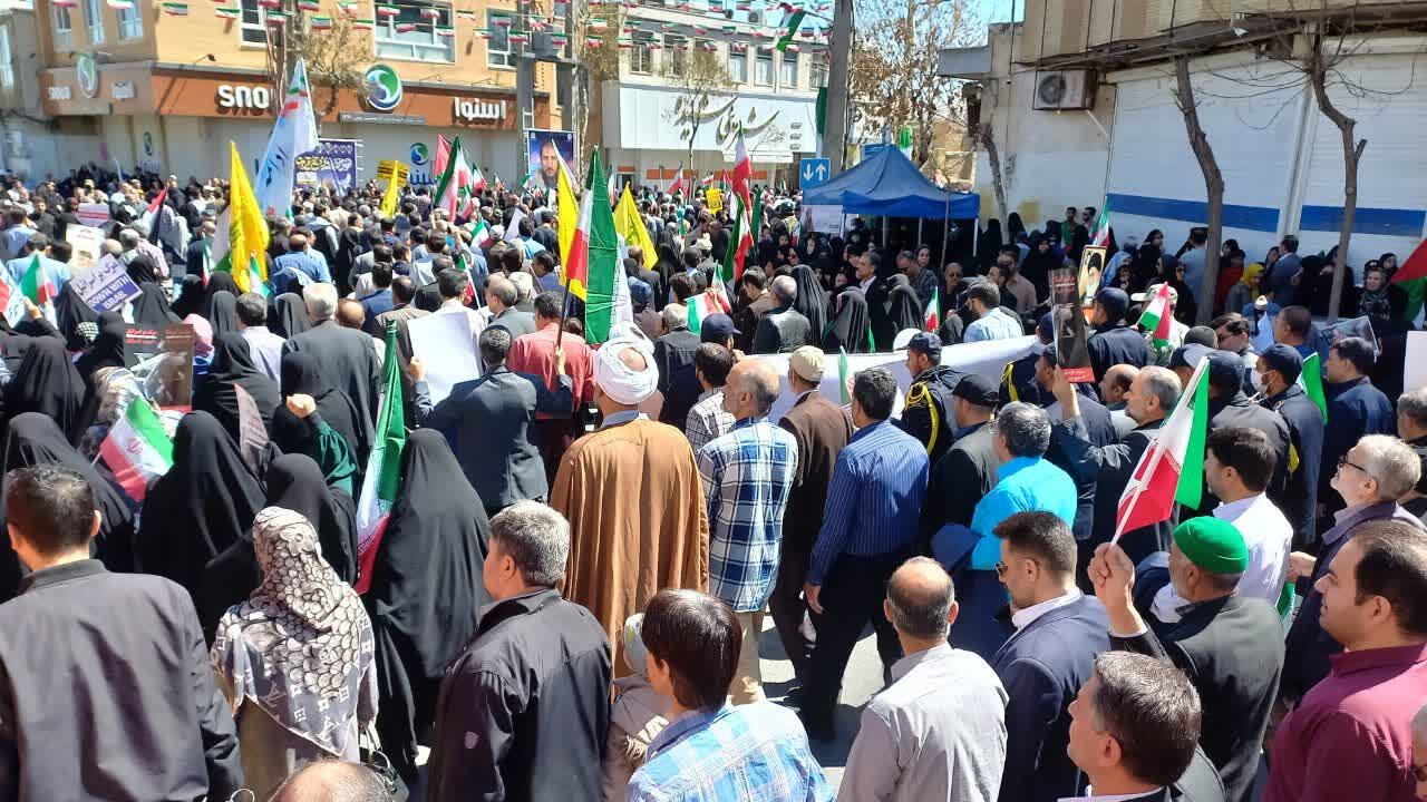راهپیمایی روز قدس در استان مرکزی برگزار شد