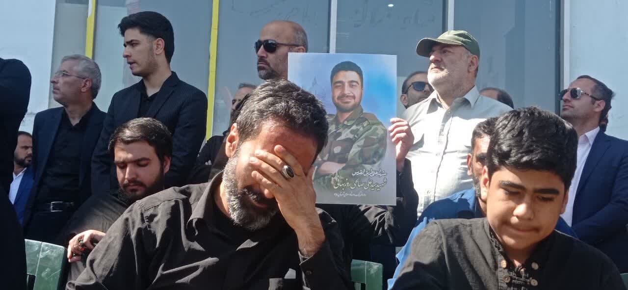پیکر شهید «سید عباس صالحی روزبهانی» تشییع شد+ تصاویر