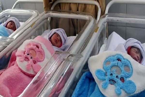 مادر کردستانی سه‌قلو به دنیا آورد