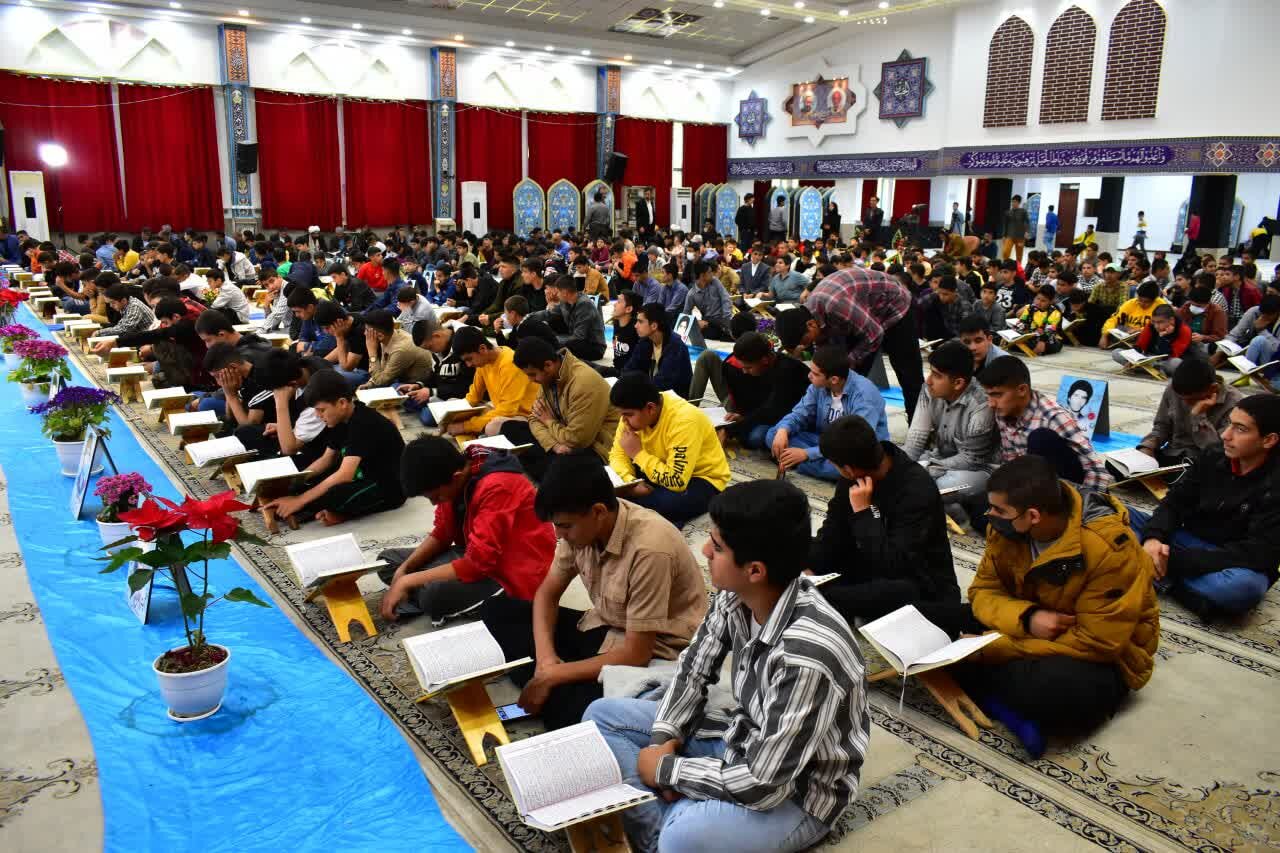 برگزاری بزرگترین محفل انس با قرآن دانشآموزی در کهگیلویه و بویراحمد+ تصاویر