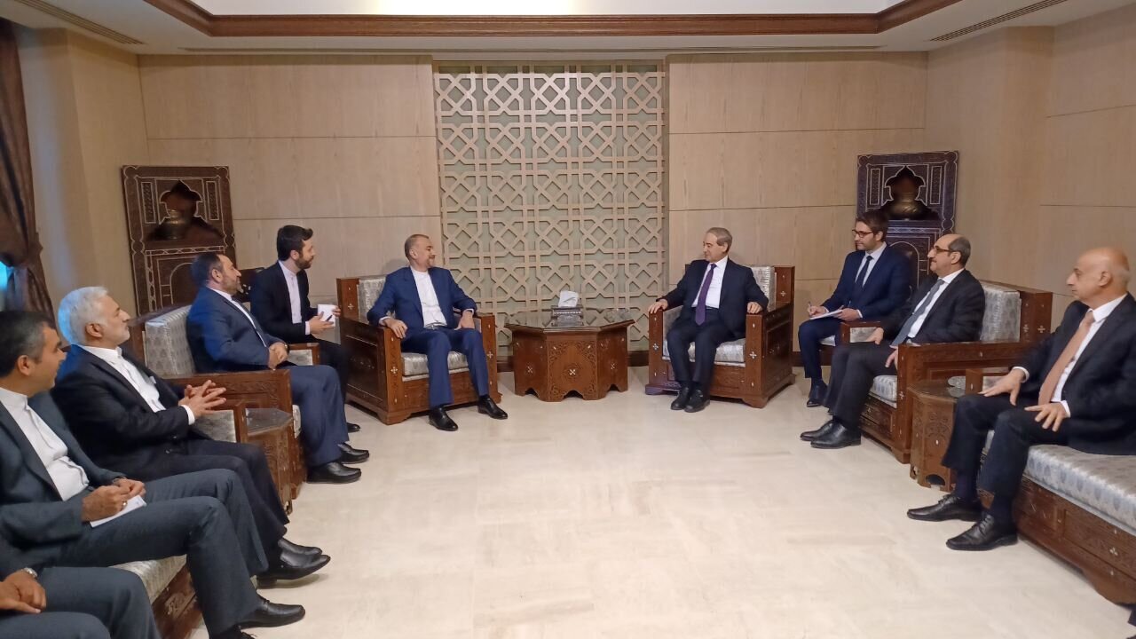 امیرعبداللهیان با وزیر امور خارجه سوریه دیدار کرد 