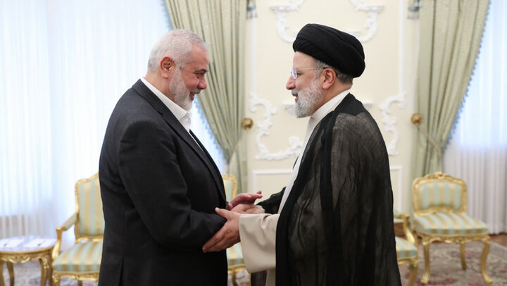 Iranian President Raeisi Condemns Israeli Regime's Moral Lapse Amidst Tragic Losses for Hamas Leader