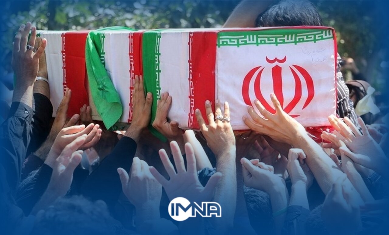 تشییع پیکر شهید مدافع امنیت «مجتبی نعمت‌پور» در سلسله