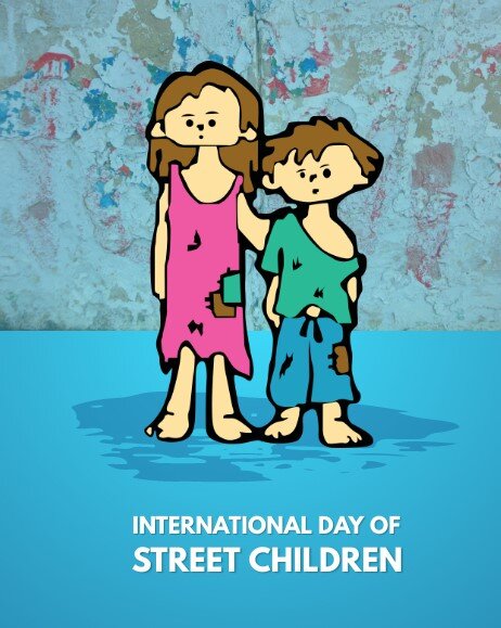 روز جهانی کودکان خیابانی ۱۴۰۳+ پوستر 2024 International Day for Street Children
