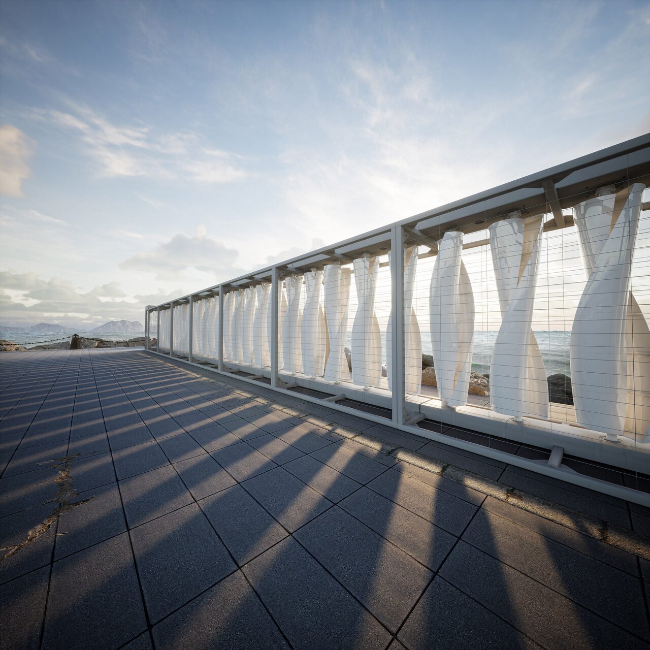 تولید انرژی تجدیدپذیر و زیباسازی با توربینهای بادی خیابانی