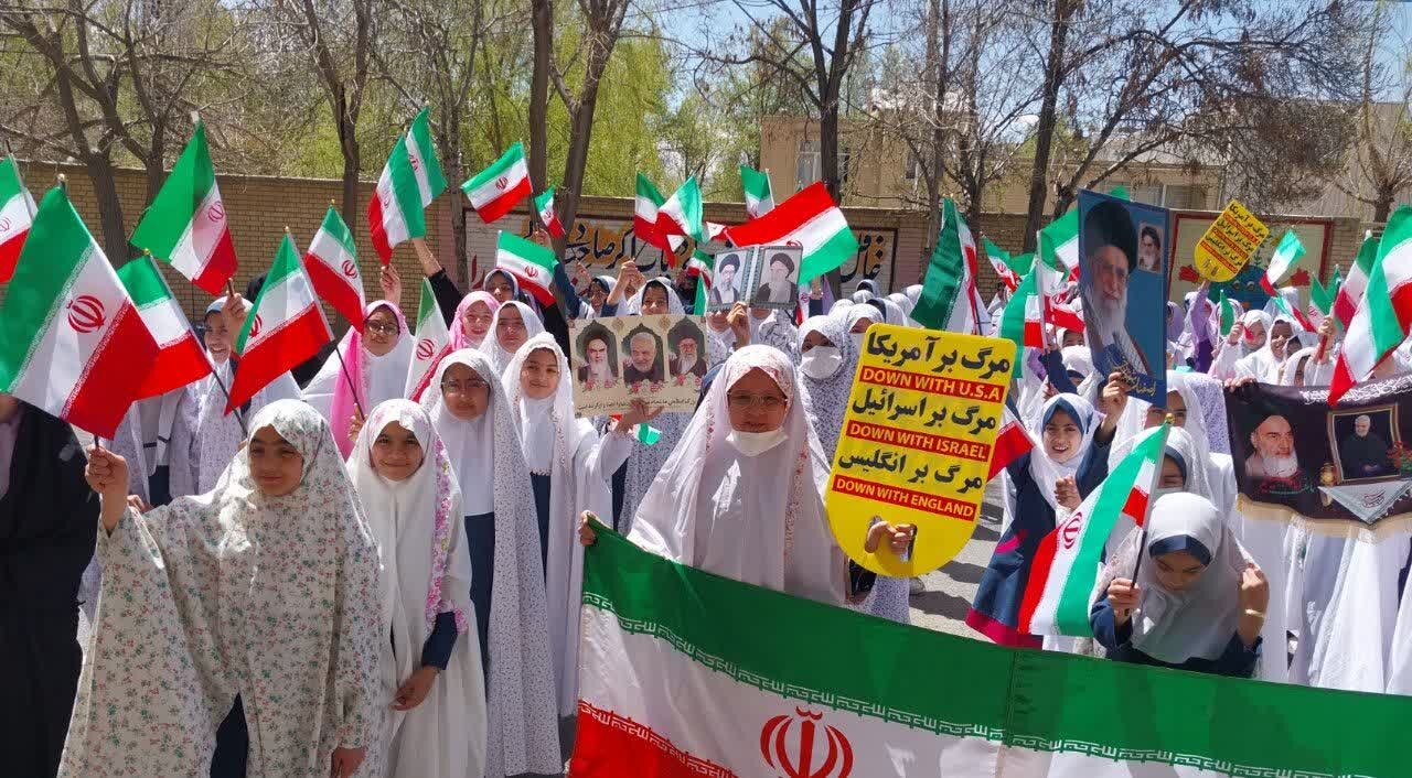 حمایت فرزندان ایران از وعده صادق