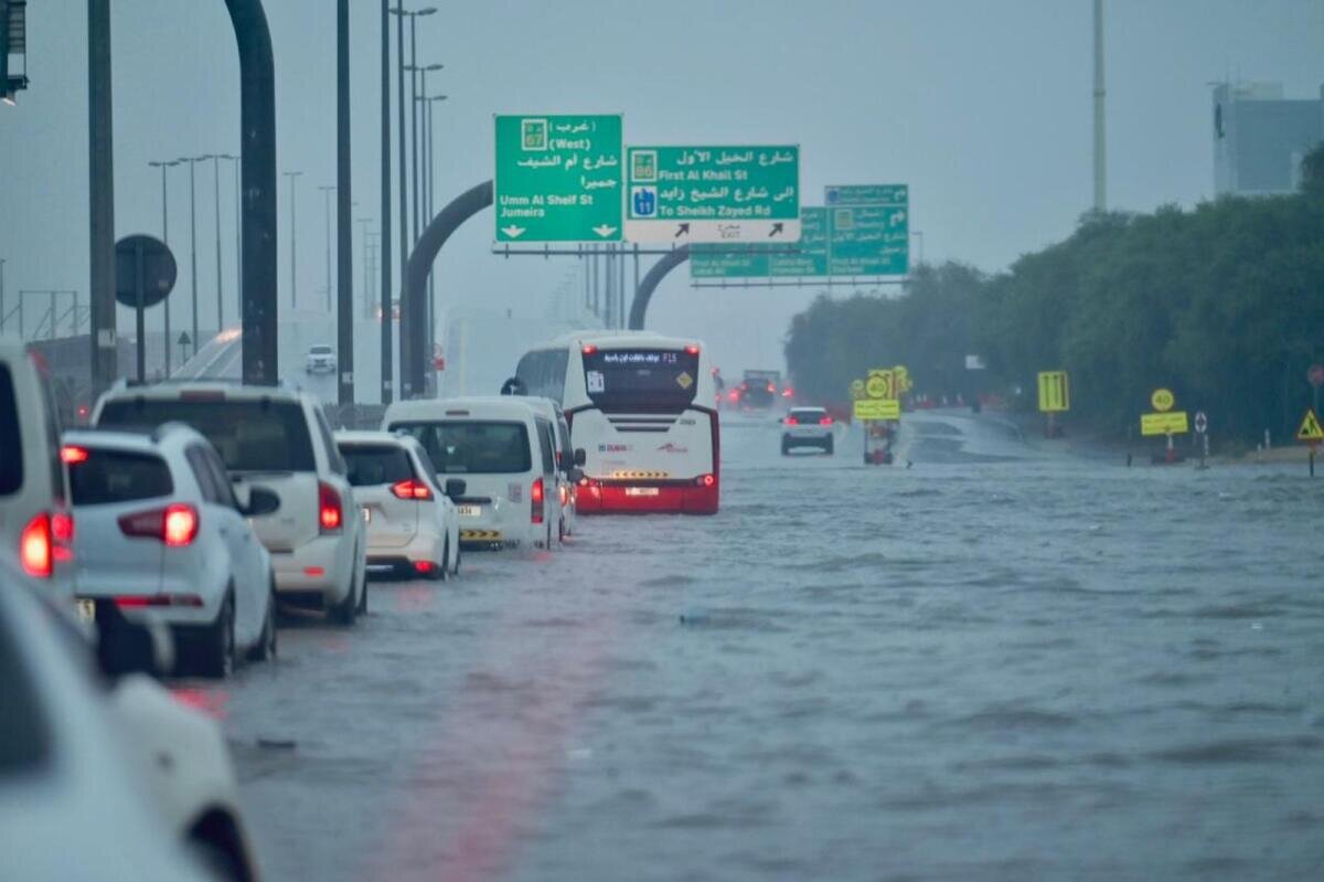 طوفان امارات را مختل کرد