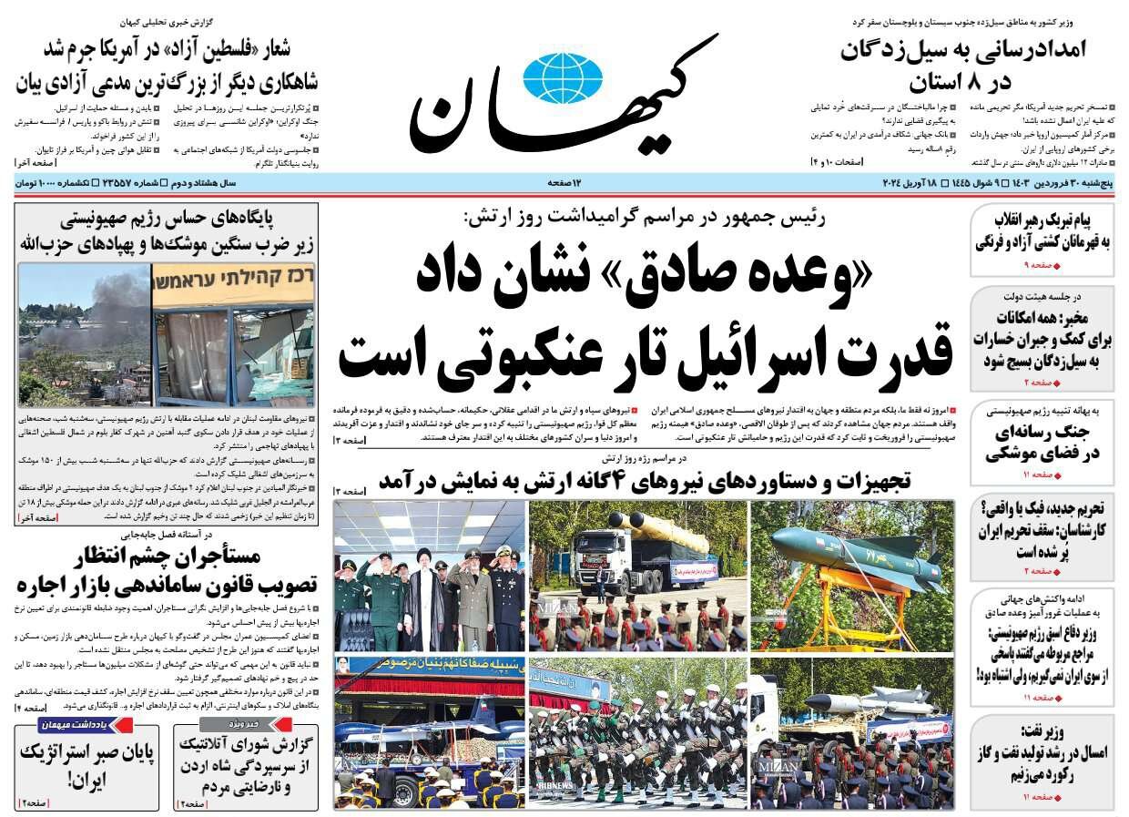 شورای عالی امنیت ملی در جایگاه تراز