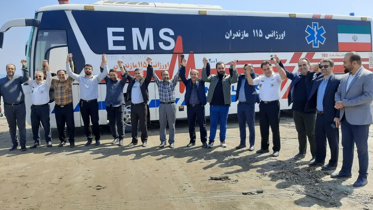 شکلگیری زنجیره علویتباران در نوار ساحلی مازندران در حمایت از عملیات وعده صادق