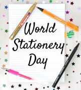 روز جهانی لوازم التحریر ۱۴۰۳ + تاریخچه و پوستر World Stationery Day