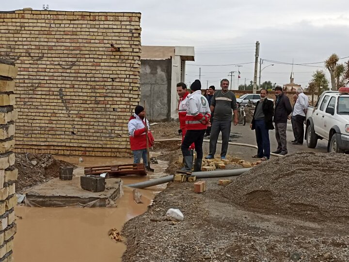 امدادرسانی‌ نیروهای هلال‌احمر به ۱۱ استان متأثر از سیل و آب‌گرفتگی