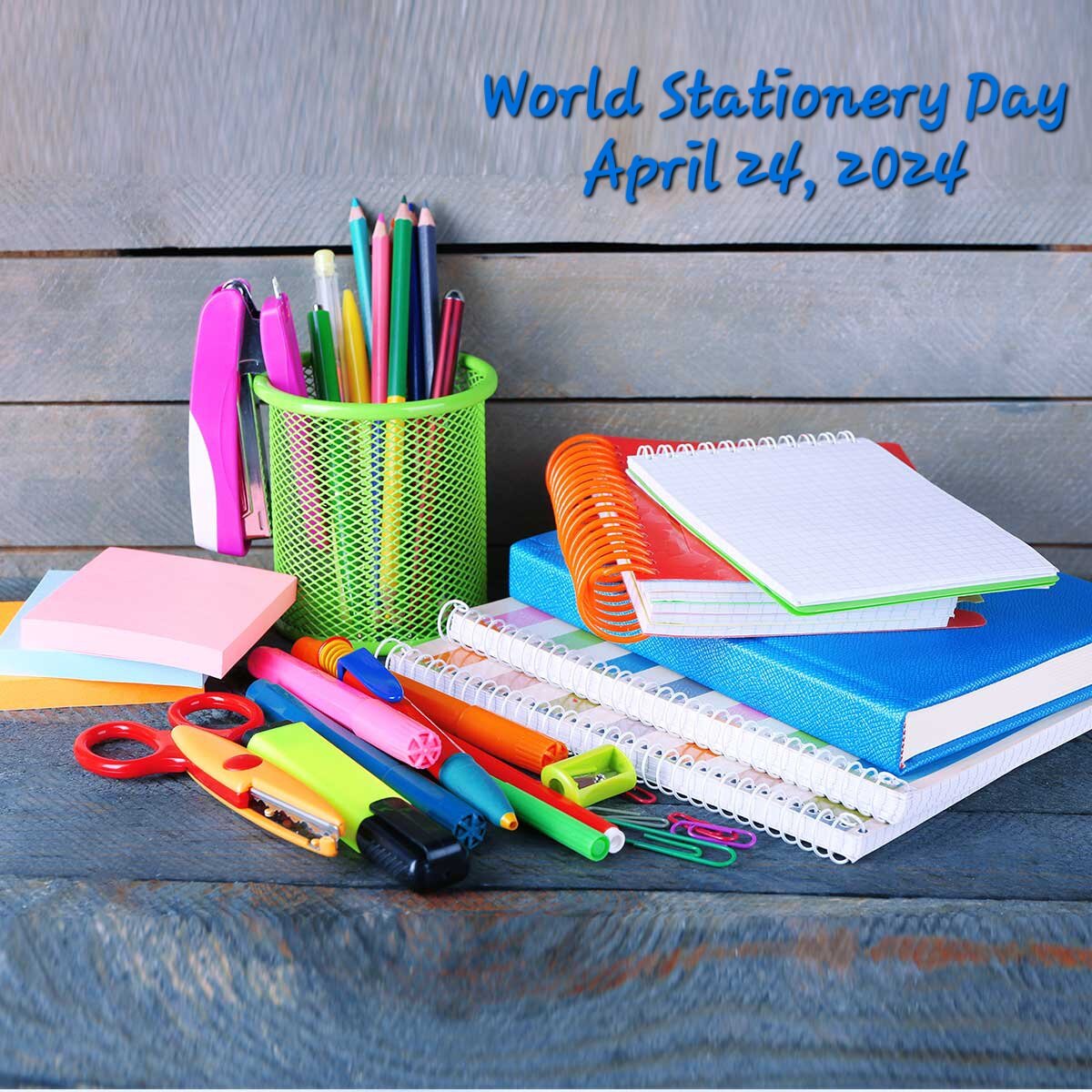 روز جهانی لوازم التحریر ۱۴۰۳ + تاریخچه و پوستر World Stationery Day