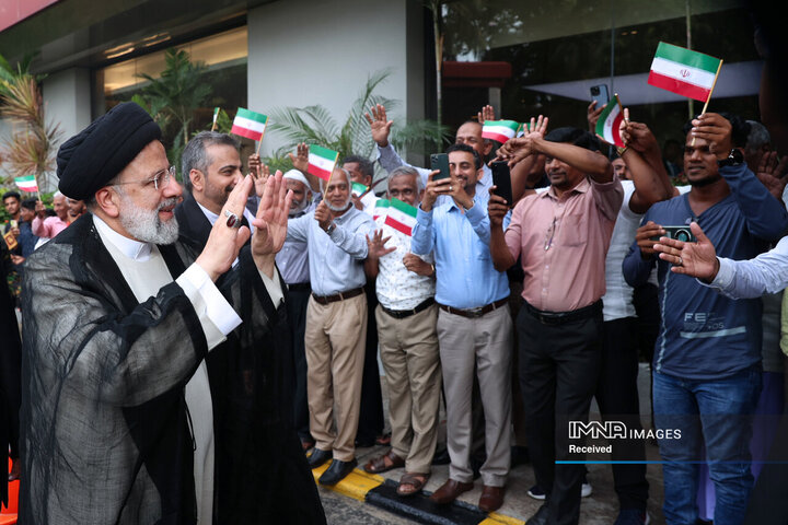 عزیمت رئیس جمهور به سریلانکا