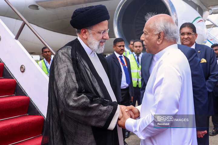 عزیمت رئیس جمهور به سریلانکا