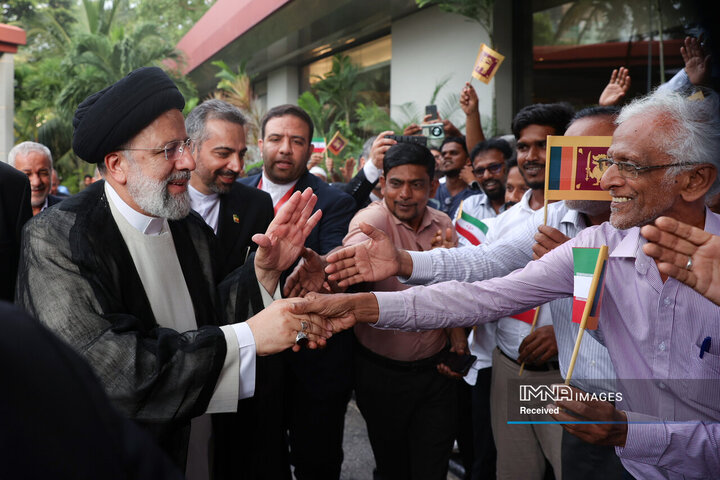 عزیمت رئیس جمهور به سریلانکا