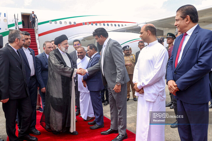 عزیمت رئیس جمهور به سریلانکا
