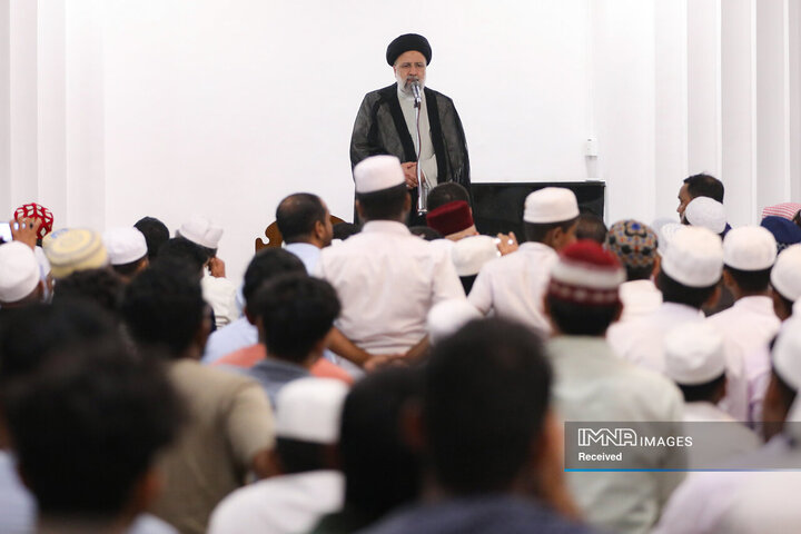 دیدار صمیمی با مسلمانان سریلانکا