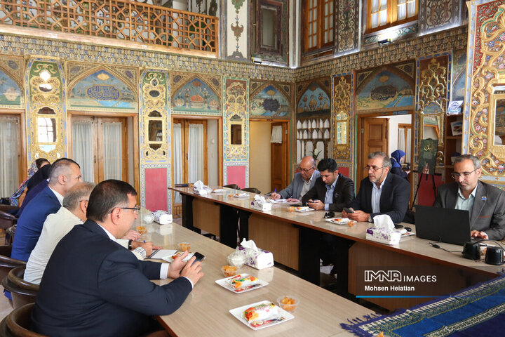 دیدار رؤسای امور بین الملل شهرداری‌ های اصفهان و ایروان