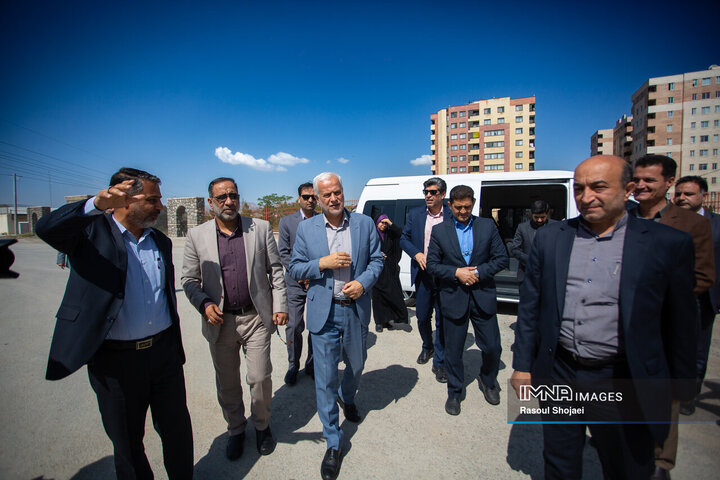 بازدید شهردار اصفهان از پروژه های شهری