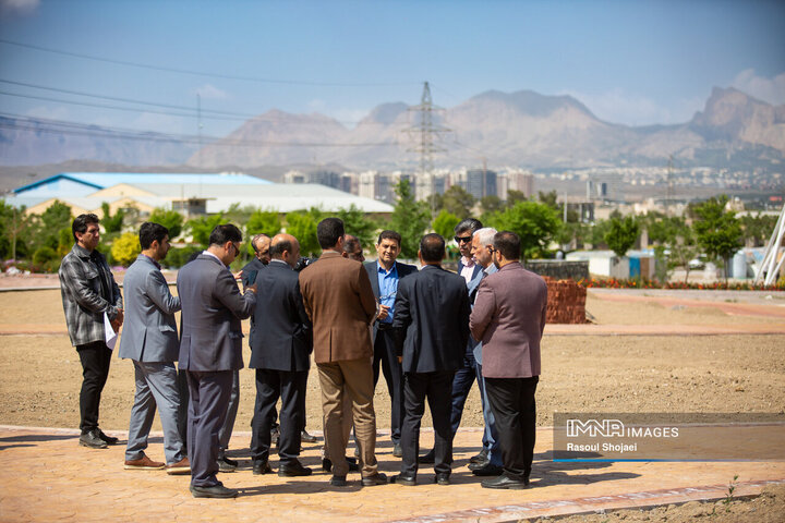 بازدید شهردار اصفهان از پروژه های شهری