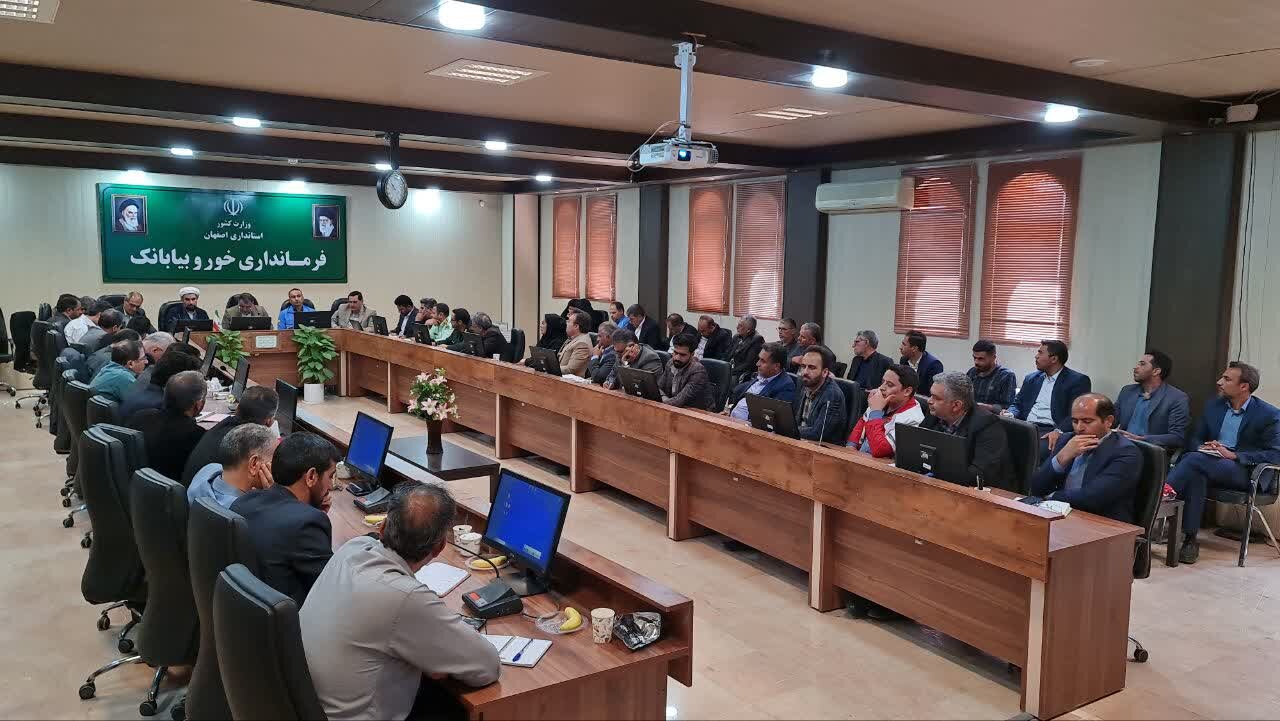مدیریت بحران شهرستان خوروبیابانک ار امکانات کافی برخوردار نیست