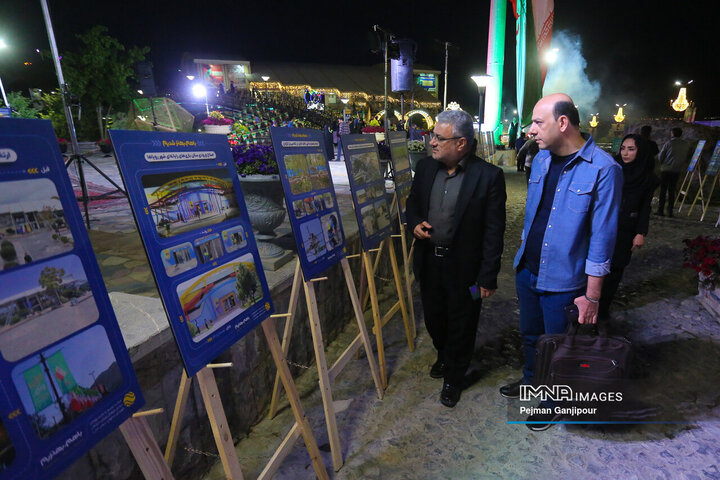 آیین بهره برداری از پروژه های شرکت توسعه سیاحتی شهرداری اصفهان