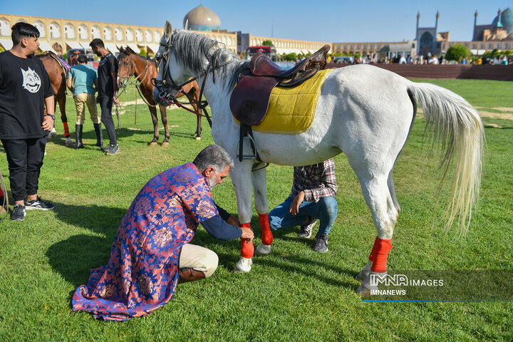 مسابقه چوگان در میدان امام(ره)