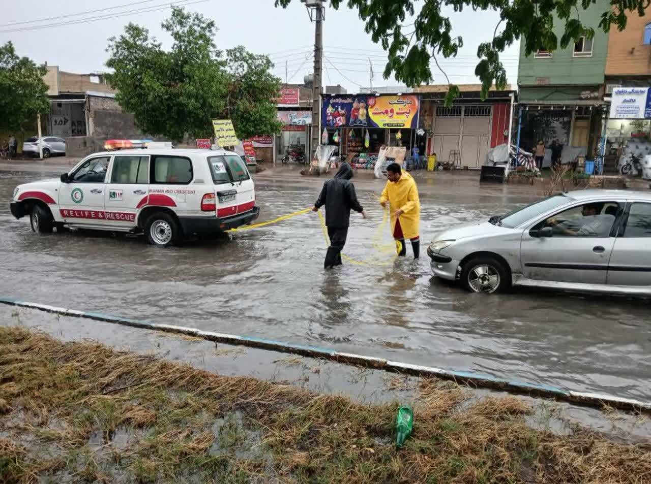 امدادرسانی به بیش از ۲۰۰۰ نفر در بارندگی اخیر خوزستان