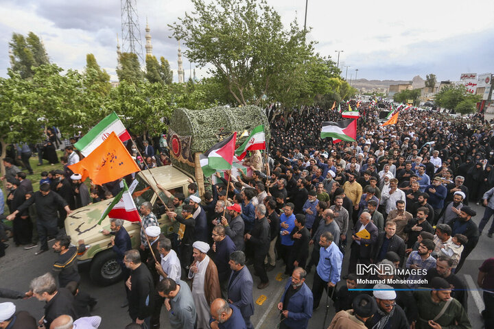 تشییع شهدای گمنام در مسجد مقدس جمکران